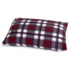 GIRAFFENLAND Lavender Pillow 30 x 20 cm, Flannel Checked Red