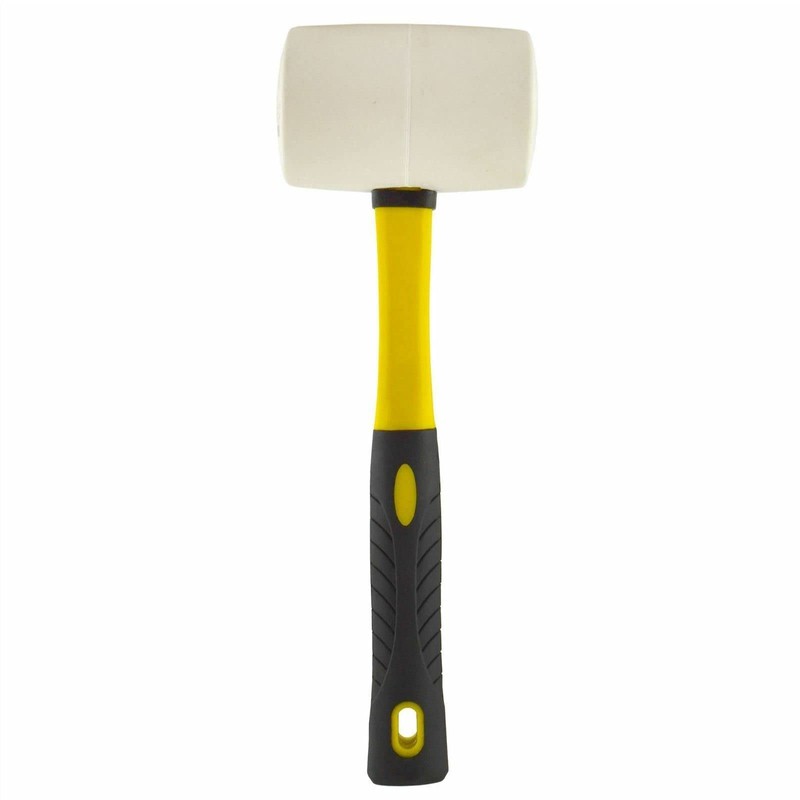 Unibos | White Rubber Mallet (32oz) | Professional | Fibreglass