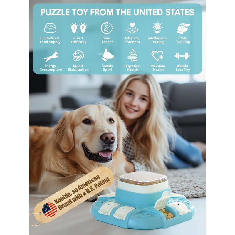 Kenida Dog Puzzle Toy - Puzzle Toys for Dogs 2