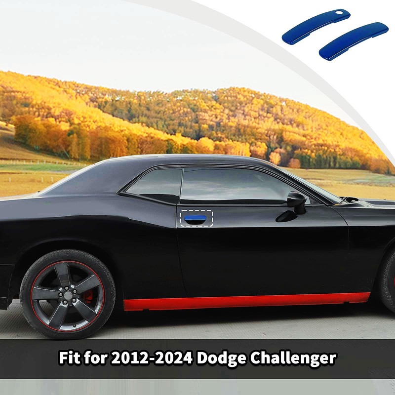 Voodonala for Challenger Door Handle Cover Trim Embellishment Fit for
