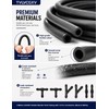 3-Meter(9.84ft) Windshield Washer Hose Kit with 12 Connectors for Vehicles