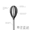 Tovolo Better Batter Tool (Charcoal) - Silicone & Stainless Steel