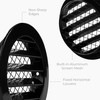HVAC OV 10" Inch Black Round Aluminum Vent Cover -