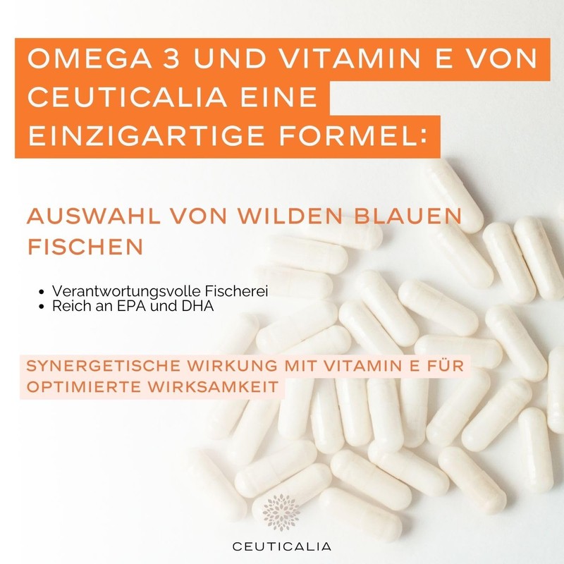Dietary Supplement Omega 3 - Natural Fish Oil Rich in