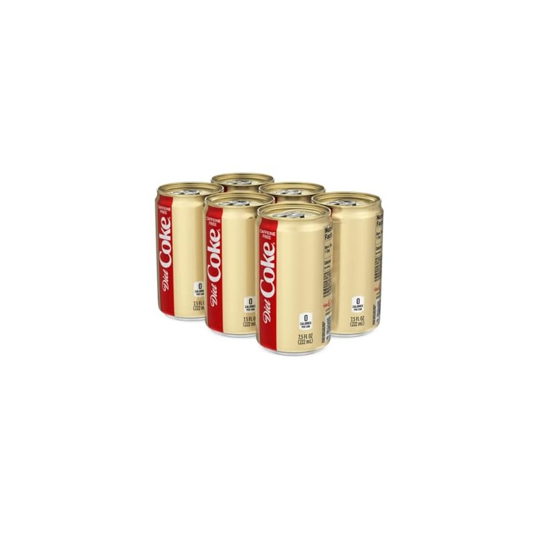 Diet Coke Caffeine Free Diet Coke, (6 Count of 7.5