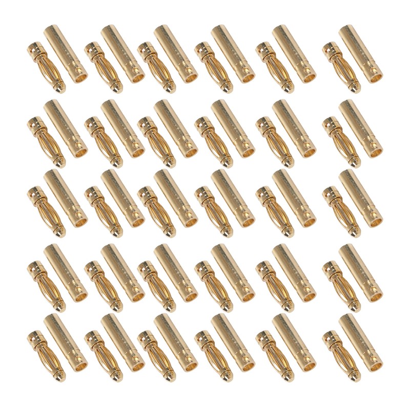 30 Pairs Battery Connector Plug Gold Plated for RC Lithium