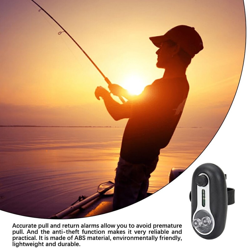BEALIFE Fishing Alarm Bite Night Electronic Rod Light Indicator Flashing
