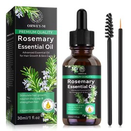ORWEY-M Rosemary Hair & Skin Oil – 100% Natural Botanical Formula – Promotes Hair Growth, Scalp Health & Skin Vitality – Aromatherapy & Massage Use – 30ml / 1 fl oz