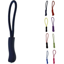 ROKEL Zipper Pulls, Zip Puller Replacement – 5 Pack Navy Blue, Durable Zip Tags Cord Pulls for Backpacks, Luggage, Jackets, Suitcases & Bags – Easy Fix Zip Repair Extension (Navy Blue, 5 Pack)