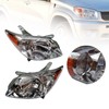 QUEWATSA Halogen Headlight Assembly Set for 2005-2008Pontiac Vibe Wagon,Headlamp Driver&Passenger