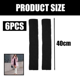 Mystiqut 3Pairs Leg Warmers, Ribbed Knit Leg Warmer Sports Yoga Leg Warmers, Ankle Cuffs Heaters,Women Winter Extra Soft Over Knee High Footless Knitted Stirrup Leg Warmers for Yoga Ballet Dance