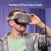 KIWI design V4 Facial Interface Face Pads Compatible with Oculus/Meta