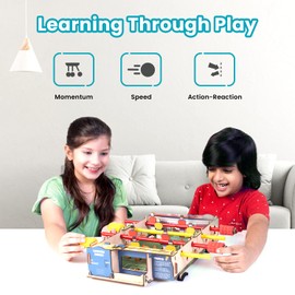 Smartivity DIY Foosball, Mini Football, Soccer Table Stem Educational Fun Toys, Educational & Construction Based Activity Game for Kids 6 to 14, Gifts for Boys & Girls