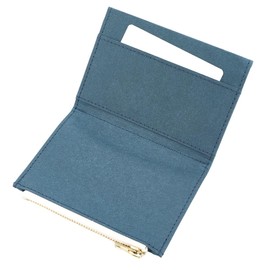 CRASPIRE Zipper Pocket for Traveler Notebook Insert Pouch Refill TN Accessories Standard Size File Folder Blue Planner Wallet Card Passport Holder Paper Storage Bag for Journal Cover Stationery