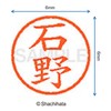 Shachihata Stamp Name 6 Correction Stamp XL-6 Stamp Face 0.2