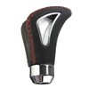Gear Stick Knob Car Faux Leather Black Red Universal Sport