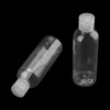 JAPCHET 30 PCS 100ml Clear Plastic Travel Bottles with Flip