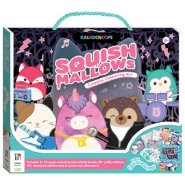 Hinkler - Squishmallows Creative Colouring Kit - Kids Colouring Sets - Squishmallows Gifts - Craft Kits for Kids