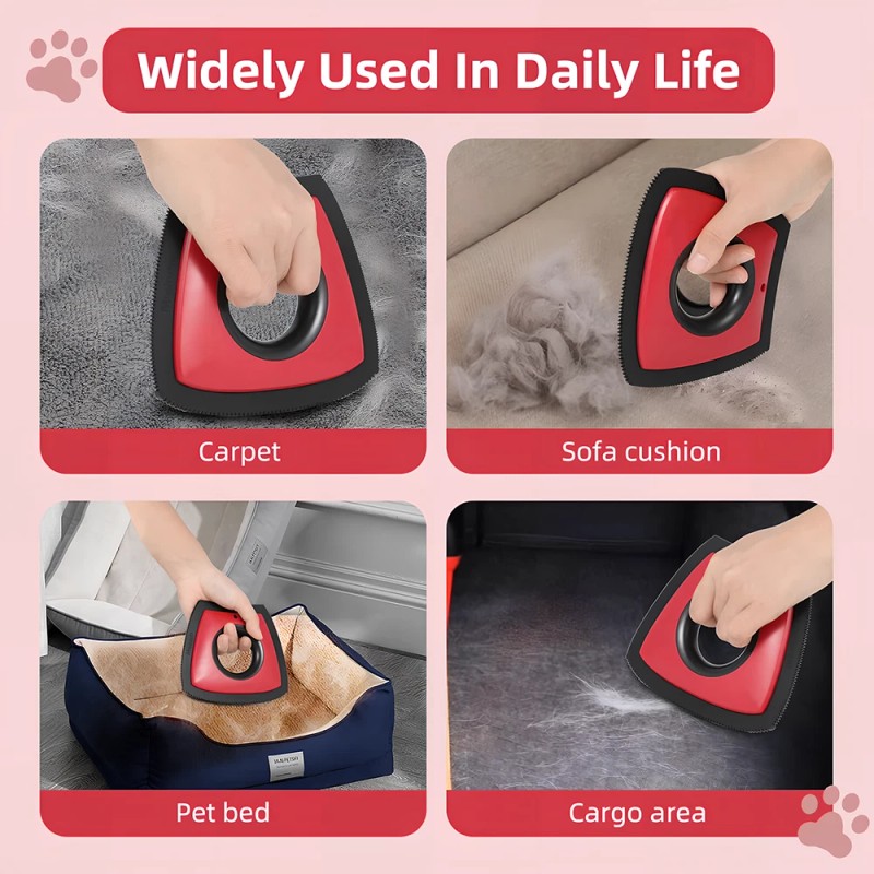 Pet Hair Removal Tool Car Detail Scraper Brush Comparable To