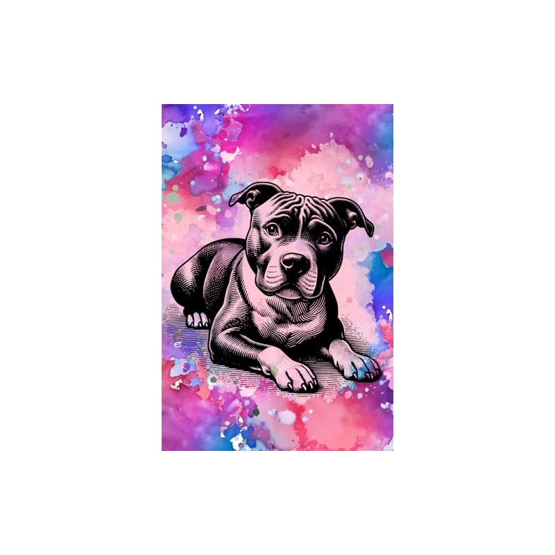 Pitbull Journal for Dog Lovers Diary/Notebook - Dog Pictures Inside!