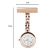 Tiardey 3pcs Nurse Watch, Rose Gold/Gold Buckle Watch, Suitable for