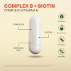 Complejo B Vitaminas B1 B2 B3 B5 B12 200 Caps