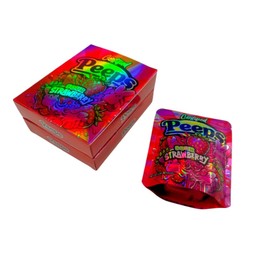 10 Bags and 10 Boxes, 1 Special Cartoon Pattern, Resealable Candy Bags, Gummies Bags, 5 x 4 Inch Storage Baggies, Treat Bags, Cookie Bag (yellow)