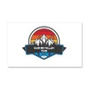 CafePress Taos Ski Valley Taos New Mexico Car Magnet, 20"x