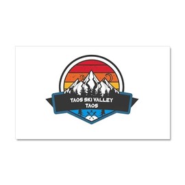 CafePress Taos Ski Valley Taos New Mexico Car Magnet, 20"x 12" Magnetic Door Display