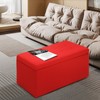 MoNiBloom 31 Inches Storage Ottoman Bench, End of Bed Bench