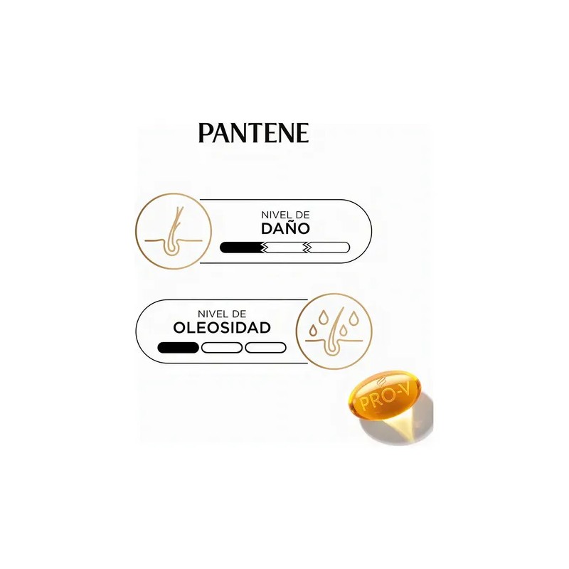 Shampoo con Acondicionador 2 en 1 Pantene Cuidado Clásico Pro-vitaminas