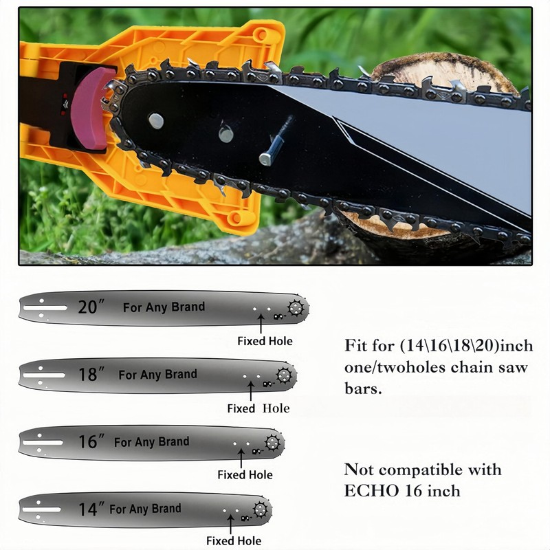 Chain Saw Sharpener,14/16/18/20 inch Chainsaw Teeth Sharpener, chain saw sharpener