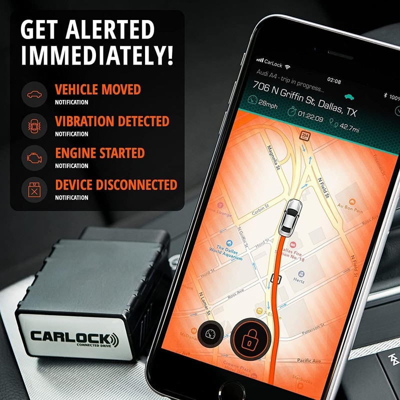 CARLOCK Anti Theft Car Device - Real Time 4G Car