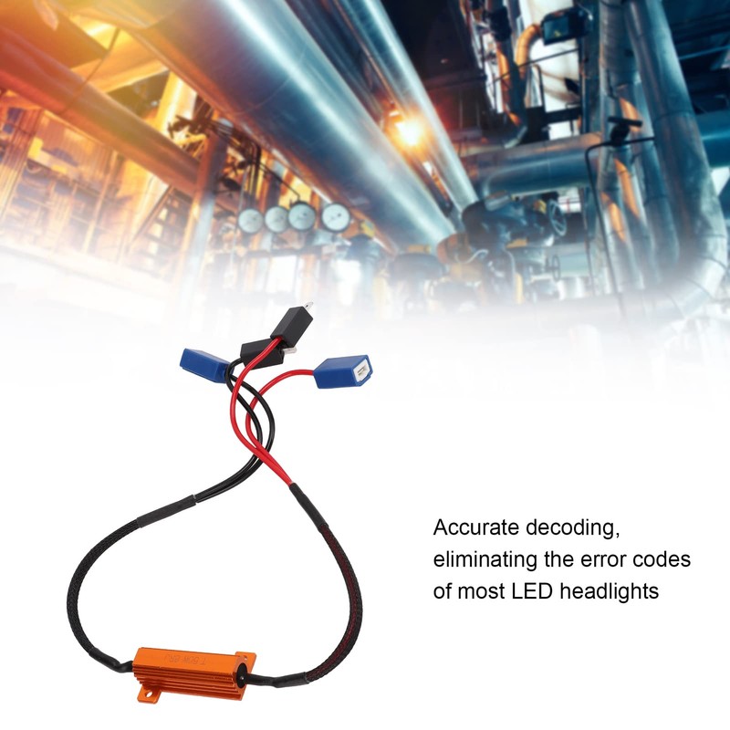 2pcs LED Resistor LED Decoder 50W 8Ω H1 LED Lamp