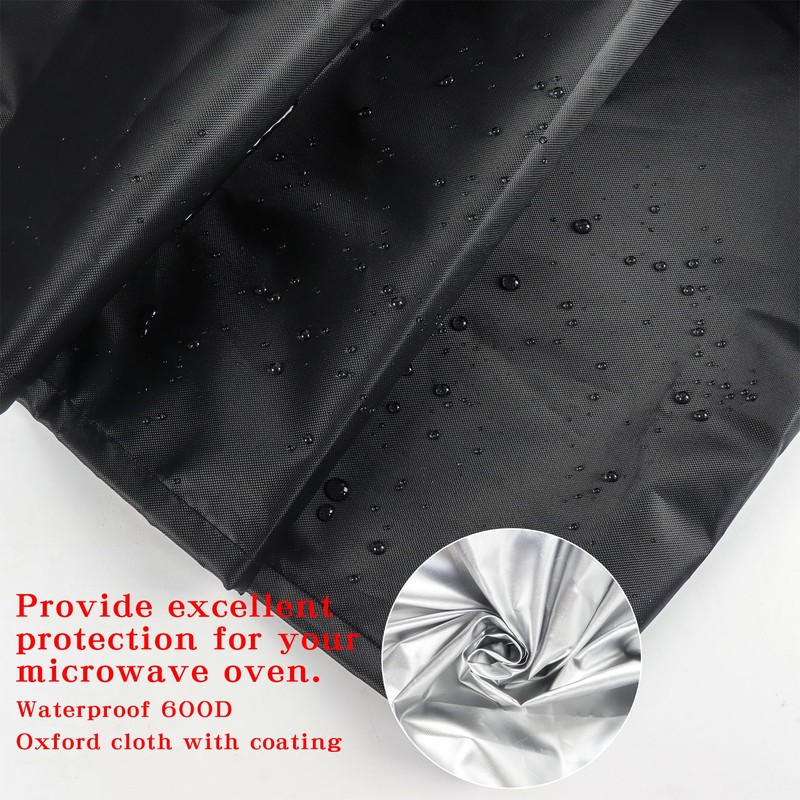 Klmnop Microwave Oven Cover, Heat-Resistant and Waterproof Toaster Oven Dust