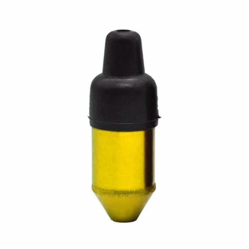 Unbranded Smooth Metal Pepper Shaker w/ Rubber Pacifier Bullet -