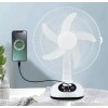 Solar New Rechargeable Fan With solar panel, USB port,LED light