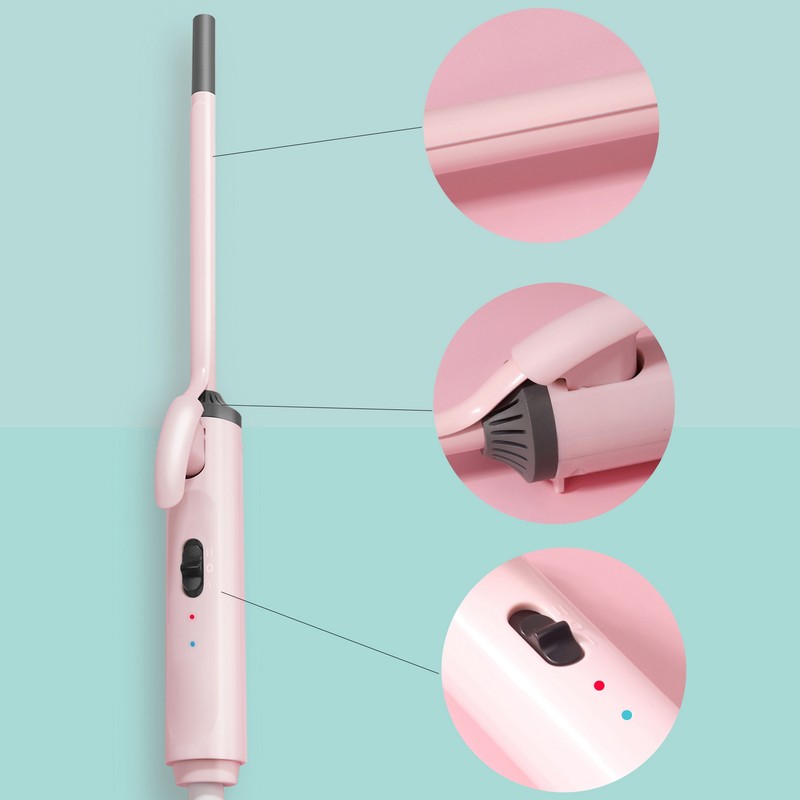 Hair Curler Fine Root 9mm Constant Temperature Conditioning 360° Rotation