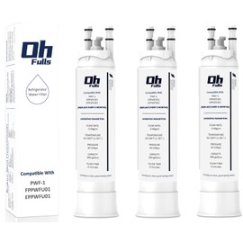 Refrigerator Water Filter Replacement, Compatible with Electrolux EPPWFU01 PureAdvantage PWF-1, FPPWFU01 PurePour PWF-1 Water Filter, 3-Pack