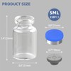 Sealed Sterile Empty Vials with Plastic Aluminum Flip - Transparent