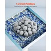 VEVOR Ceramic Fire Pebble Stones, 1-2 inch 48 Pcs Lava