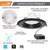 Run Bison 10 Inch Commercial LED Recessed Light with J-Box,120-277V,22/29/37.5W