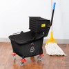 TableTop King Black 36 Qt. Mop Bucket & Wringer Combo
