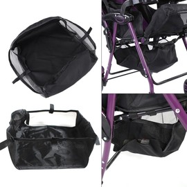 Stroller Basket, Pram Basket 1Pc Elegant Easily-Carried Oxford Fabric Portable for Outdoor