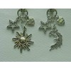 Handmade LOT OF 2 CELESTIAL SUN MOON BEST FRIEND KEY