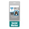 Social Worker Badge Buddy Vertical w/Height & Weight Conversion Charts
