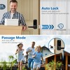 VOLIBeL Smart Door Handle with Lock, Upgraded Keypad Fingerprint Door