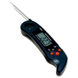 Grillfürst Barbecue Thermometer - Fast Pen Thermometer with Temperature Measurement in Seconds and High Measuring Accuracy, Digital Meat Thermometer for Grill, Smoker and Oven