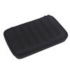 PU Leather Black Harmonica Zippered Carrying Case Storage Bag for