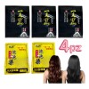 Shampoo Tinte Instantáneo 15min Cubre Canas Natural Pack 4pz